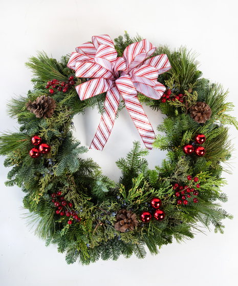 Festive Holiday Wreath